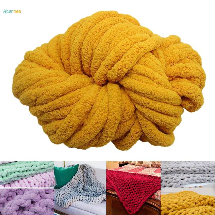 Chunky%20Chenille%20Yarn%20Plush%20Yarn%20Acrylic%20for%20Arm%20Knitting%20Bed%20Throw%20-%20Image%204