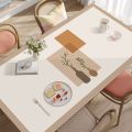 Modern Simple Line Waterproof and Oil-Proof Mat Household Disposable and Easy to Care Dining Table Cushion Can Be Cut and Cleaned Table Mat. 