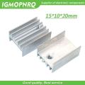 5Pcs- 20mm TO220 TO-220 Aluminum Heat Sink 20x15x10mm Voltage Regulator Heatsinks Heat Diffuse Cooling Silver Tone For TO-220 IC MOSFET Transistors Voltage Regulators. 