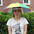 Head Umbrella Hat for Kids and Adults, Hands Free Umbrella Clear for Rain Sunny Golf. 