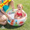 Intex Inflatable Baby Bath Tub Swimming Pool 24/34/45 inch (Multicolor).