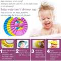 1pcs Baby Shower Cap with Ear Protection Bath Caps Adjustable Soft Shampoo Bathing Hat Cap for Kids Toddler-Multicolor. 