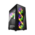 FSP CMT192 Mid Tower Black ATX Gaming Desktop Case. 