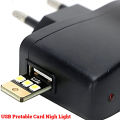 Super Bright Mini USB Power LED Light Pocket Card Portable Keychain Night Light For Laptop PC Desktop Power Bank.