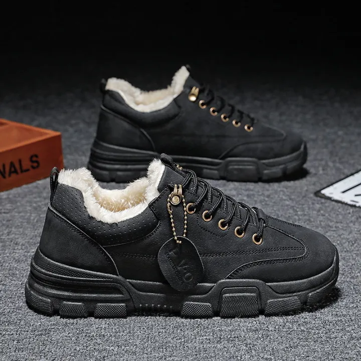 2022Winter%20Worker%20Boot%20Men's%20Low-Top%20Casual%20Warm%20with%20Velvet%20Thick%20Cotton%20Shoes%20Mid-Top%20Tide%20All-Matching%20Snow%20Boots%20Ankle%20Boots%20-%20Image%209