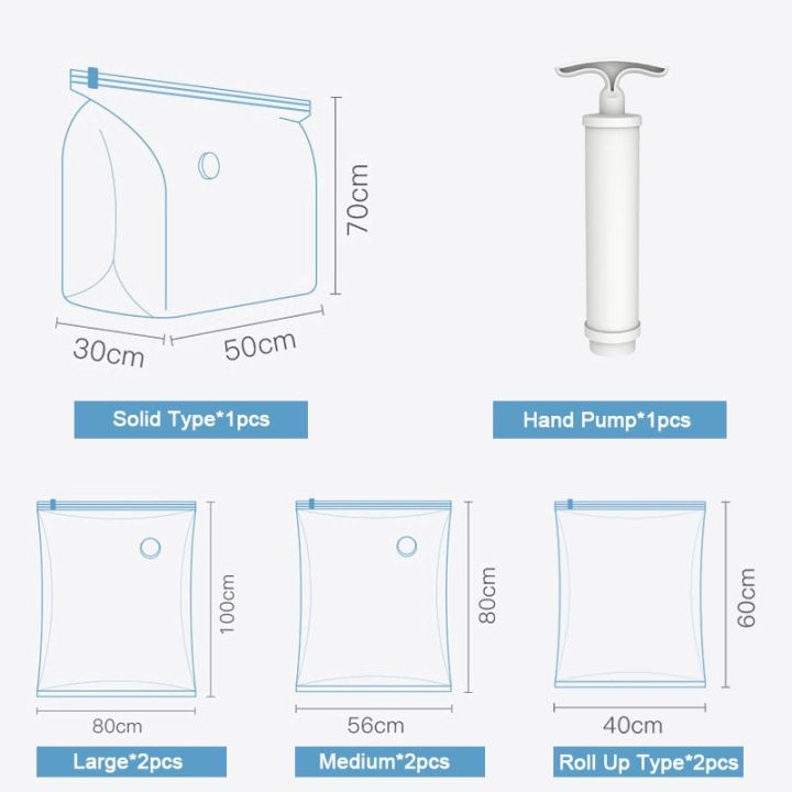 8pcs%20Vacuum%20Storage%20Bags%20Set%20with%20Hand%20Pump%20for%20Travel%20Home%20Bedding%20Comforter%20Pillow%20Clothes%20Space%20Saving%20Transparent%20Vacuum%20Bag%20-%20Image%202