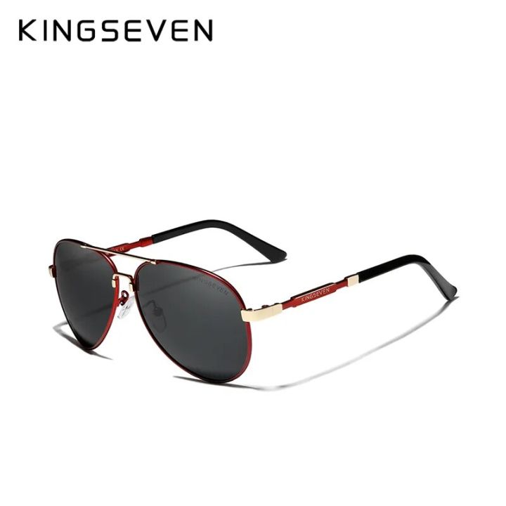 KINGSEVEN%20NEW%20Fashion%20Men's%20Aluminum%20Sunglasses%20Polarized%20Fishing%20Driving%20Sun%20glasses%20Brand%20Men%20UV400%20Photochromism%20Lens%20Male%20-%20Image%203