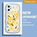 Chenyyka For Realme 9i Case Fashion Literary Flower Pattern Colorful Lovely Wave Border Soft Clear Shockproof Phone Cases Creative Camera Transparent Casing Simple Gentle Protective Cover. 