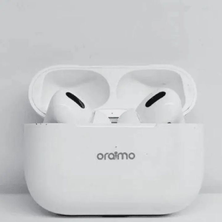 Oraimo airpods Pro Wireless Earbuds TWS Wireless Bluetooth 5.0 Earphones-white