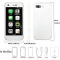 SOYES 7S Mini Android Smart Phone 2GB RAM 16GB ROM 2.54 Inch HD Screen Quad Core 5.0MP Camera Dual SIM Ultra Thin Mobile Phone. 