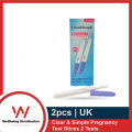 Clear & Simple Pregnancy Test Sticks 2pcs. 