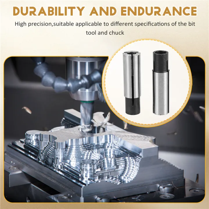 6Pcs%201/4%20Inch%20to%201/8%20Inch%20Cnc%20Engraving%20Bit%20Router%20Adapter%20Convert%20for%20Engraving%20Machine%20Tool%20-%20Image%204
