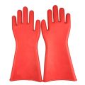 12KV Rubber Electrician Safety Glove 1 Pair Anti-electricity Protect Professional High Voltage Electrical Insulating Gloves.