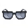Thug Life Sunglasses, Men Women Glass 8 Bit Pixel Mosaic Glasses.