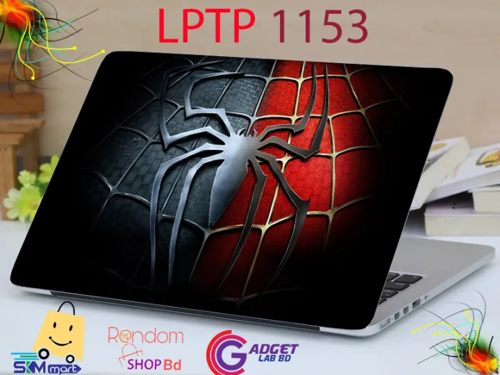 spider%20Laptop%20Sticker%20For%20Back%20Side%20Decoration%20-%20Image%202