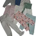 4 pcs Diaper trouser 100% Cotton pajama pant for newborn to 9 months baby.