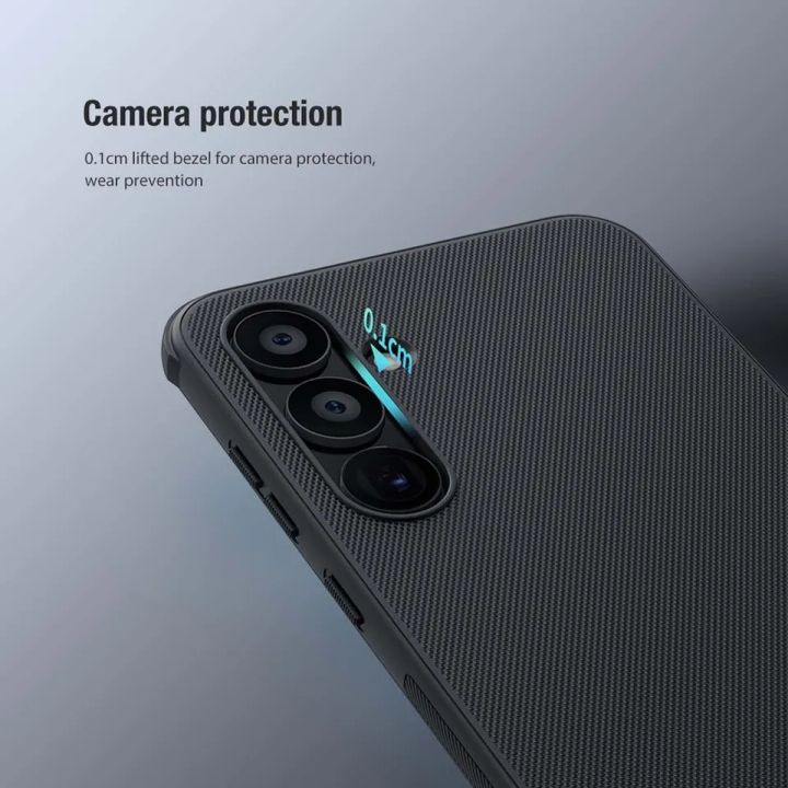 Nillkin%20(%20For%20Samsung%20A55%205G%20)%20Super%20Frosted%20Shield%20Pro%20Soft%20TPU%20Frame%20Hard%20PC%20Shell%20Shockproof%20Cover%20For%20Samsung%20Galaxy%20A55%205G%20Case%20-%20Black%20-%20Image%203