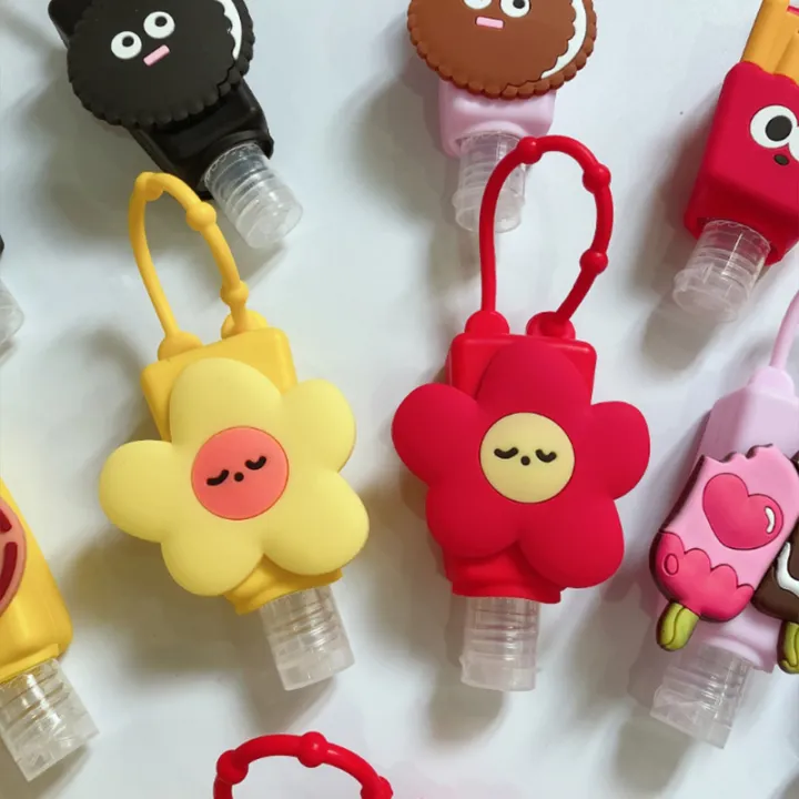 Cute%20Cartoon%20Food%20Silicone%20Hand%20Sanitizer%20Pocketable%20Holder%20With%20Empty%20Bottle%20-%20Image%203