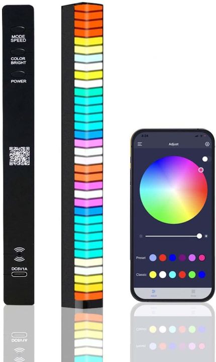 2%20pcs%203D%20Display%20Music%20Ambient%20LED%20Light%20Bar%20RGB%20Sound%20Control%20Pickup%20Rhythm%20Light%20APP%20Control%20Car%20Atmosphere%20Colorful%20Tube%20Lamp%20-%20Image%204