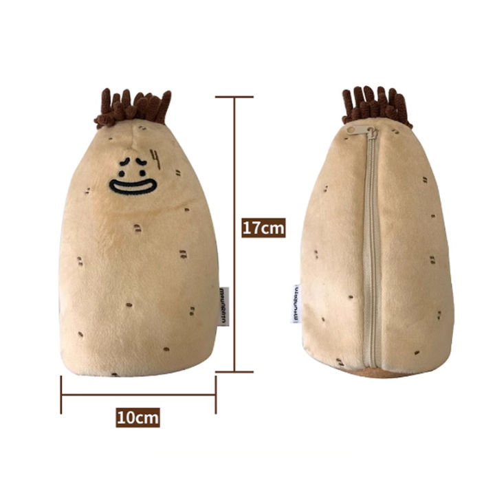 Kawaii%20Pencil%20Case%20Lightweight%20Cute%20Plush%20Pencil%20Pouch%20Lotus%20Root%20Design%20Fluffy%20Plush%20Case%20for%20School%20Supplies%20Student%20-%20Image%208