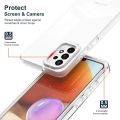 Transparent Phone Case For Samsung Galaxy A52 / Galaxy A52 5G / Galaxy A52s 5G Soft TPU Shockproof Casing 2 in 1 Candy Colors Clear Silicone Back Cover. 