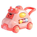 【Funny Bunny Toy Store】Inertia Car Toy For Kids Cartoon Face Changing Car Toy With Visible Colored Moving Gears Light Music For Christmas Gifts. 