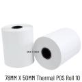Thermal Paper POS Roll 3 Inch 80MM X 50MM (6 Pcs Roll). 