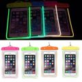 Waterproof Mobile Bag Under Water selfie or Video Shooting Bag Luminous Fluorescent PVC Transparent Cover (Back Case Cover For Smartphone). 