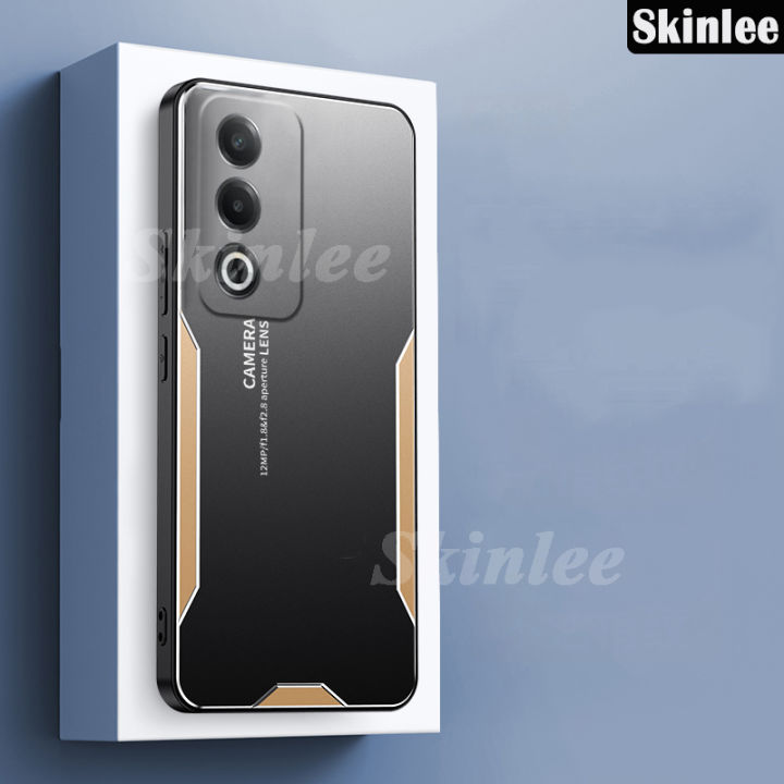 Phone case For OPPO A3 Pro Back cover Heat Dissipation and Anti Drop Aluminum Alloy Back Panel Decorative Strip For OPPO A3 Pro 5G Cover cases