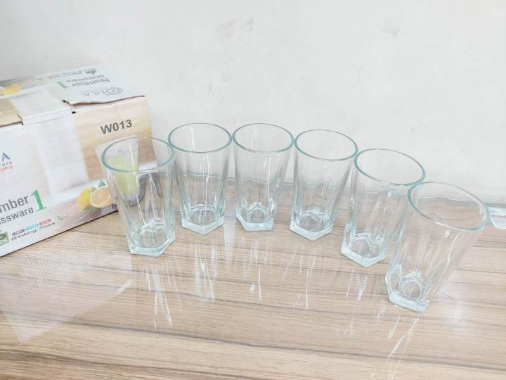 Crystal%20Clear%206%20Pcs%20Water%20Drinking%20Glass%20Set%20Square%20Back%20Plain%20Design.%20Juice,%20Drinking%20Glass%20Set.%20OLiLA.%20Model:W013:R70.%20-%20Image%207