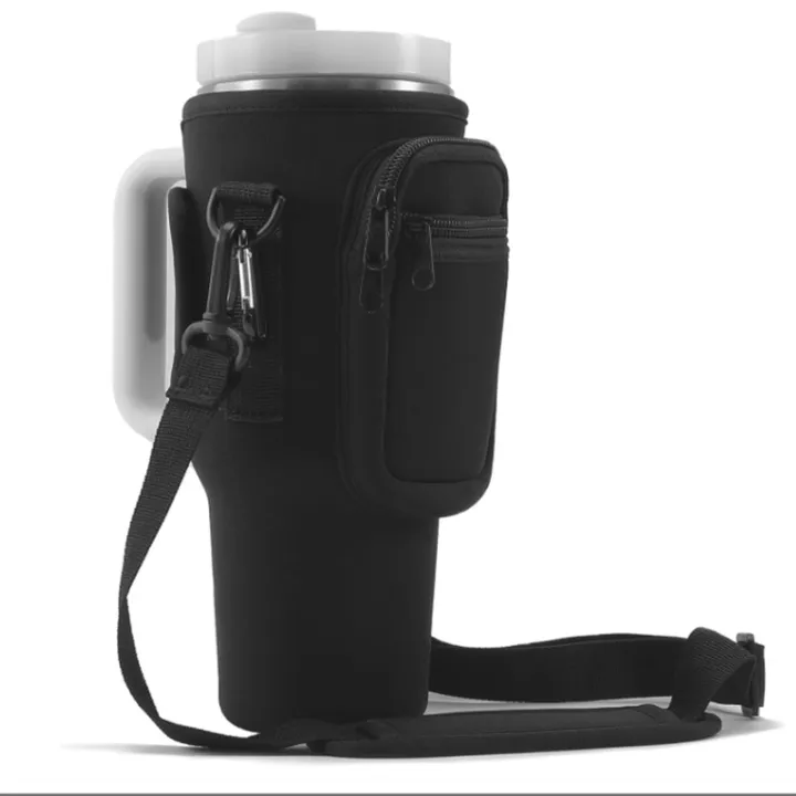 Water%20Bottle%20Carrier%20Bag%20with%20Phone%20Pocket%20for%20Stanley%2040oz%20Tumbler%20with%20Handle%20Neoprene%20Water%20Bottle%20Holder%20Pouch%20-%20Image%203