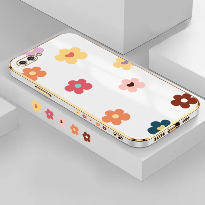 Jizetin%20(Free%20Lanyard)%20for%20OPPO%20A3S%20/%20A12E%20/%20Realme%20C1%20Case%20INS%20Style%20Flower%20Luxury%206D%20Plating%20Soft%20Casing%20Silicone%20Ultra%20Thin%20Phone%20Cover%20-%20Image%202
