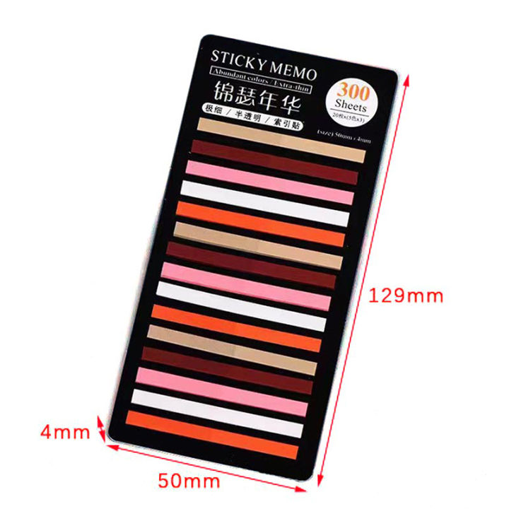 300%20Sheets%20Transparent%20Fluorescent%20Index%20Tabs%20PET%20Sticky%20Note%20for%20Page%20Marker%20Planner%20Stickers%20Office%20School%20Classification%20Mark%20Sticky%20Notes%20-%20Image%203