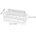 Wall Hanging Bathroom Shelves Storage Shelf Rack Plastic Bathroom Holder Cosmetics Organizer(No Driling).