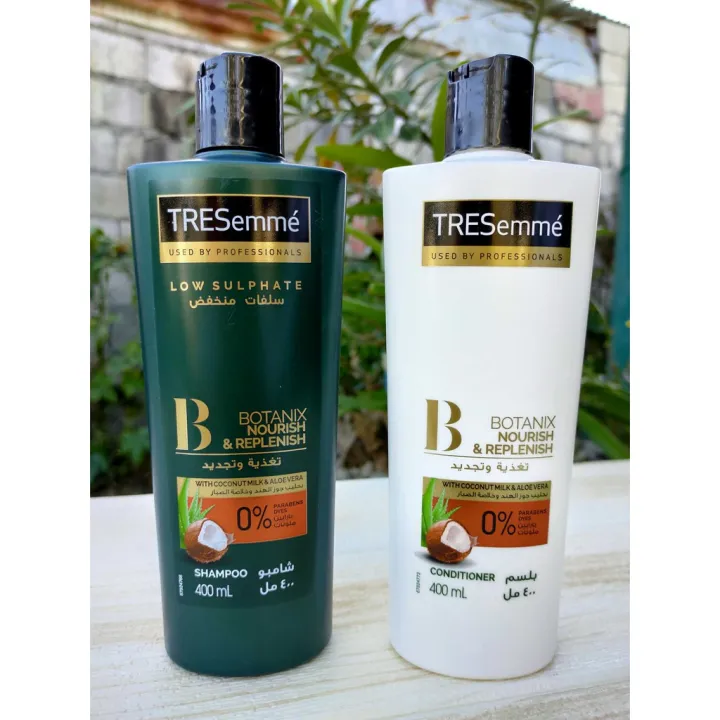TRESemme%20Botanique%20Nourish%20&%20Replenish%20Shampoo%20With%20Coconut%20Oil%20&%20Aloe%20Vera,%20+%20Conditioner%20400%20ml%20(UAE)%20-%20Image%202