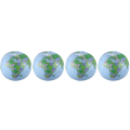 4X Inflatable Toy Globe Tellurion Training Geography Map Balloon Water Ball 40 cm.