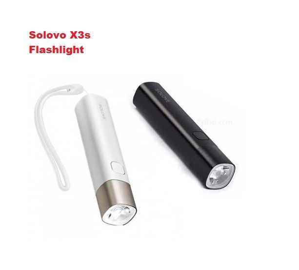SOLOVE X3s Flashlight 3000mAh Power Bank