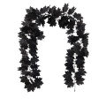2PCS Halloween Maple Leaf Garland With 4pcs Hook Artificial Hanging Floral Garlands Fall Leave Vines For Christmas Thanksgiving Decor. 