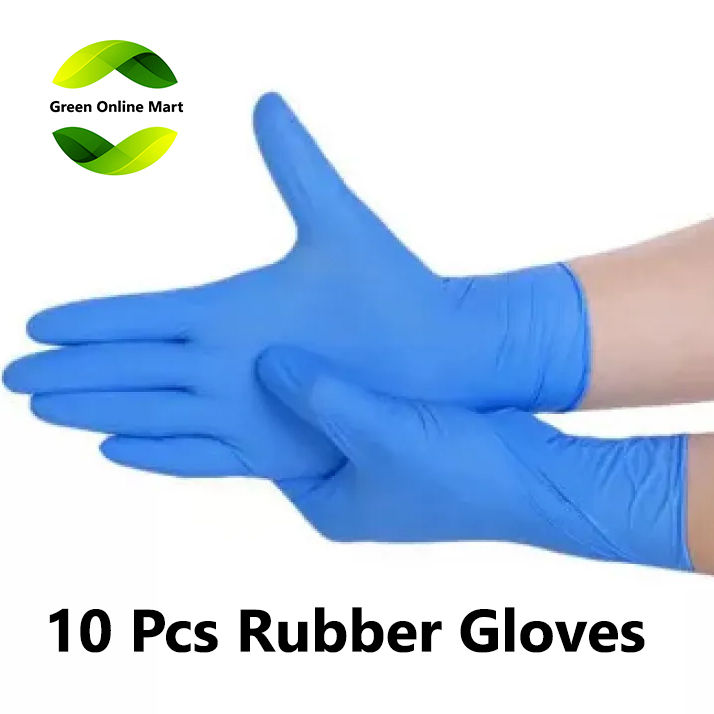 10%20Pcs%20Disposable%20Powder%20Free%20Household%20Examination%20Working%20Rubber%20Gloves.%20-%20Image%202