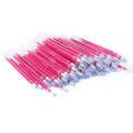 Disappearing Fabric Marker 100pcs Red High Temperature Pen Refill Heat Erasable Tailoring Tool Accessory. 