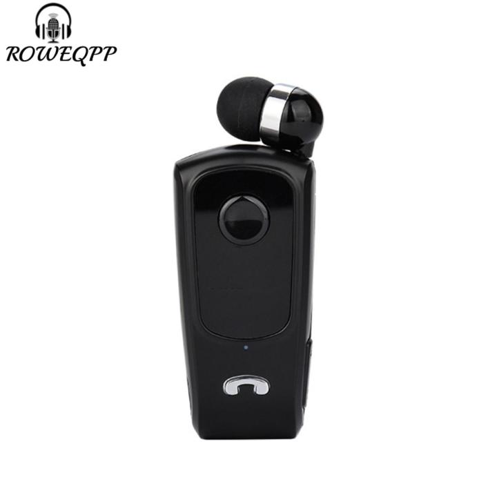 ROWEQPP F920 Wireless Sports Earphone Bluetooth-compatible Incoming Vibration Voice Report Number Clip-on Type Headset