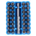 Screwdrivers Bits, 1/4in Hex Shank Various Sizes Security Screwdriver Bit for Maintenance.