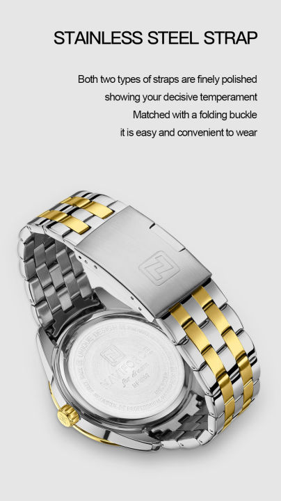 NAVIFORCE%209203%20%20Business%20mens%20watches%20stainless%20steel%20strap%20%20with%20Day%20Quartz%20Wristwatches%20-For%20Silver%20&%20Gold%20Colour%20-%20Image%204