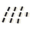Durable 50Pcs 4 Pin Rgb Led Strip Male Plug Adapter Connector for 3528 5050 Strip Light. 