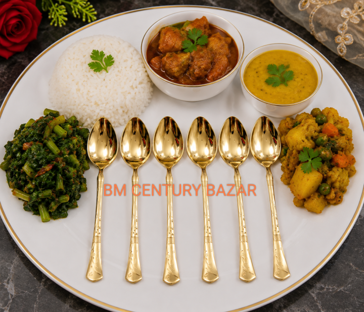 Premium%20Royal%20Gold%20Stainless%20Steel%20Serving%20Spoon%20Set%20%E2%80%93%208%20Inch%20(6%20Pieces)%20-%20Image%202