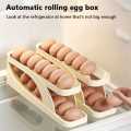 Double-Layer Egg Dispenser Automatic Roll-Down Egg Storage Rack Slide Egg Carton Refrigerator Egg Basket Kitchen Countertop Egg Holder Dshop. 