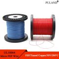10M/100M UL10064 FEP Wire 40/36/34/32/30/28/26AWG PTFE Plastic Ultra Fine Micro Litz Wires Solder High Conductivity Copper Cable. 