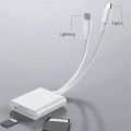 2 In 1 OTG Card Reader Type C Lightning to SD TF Memory Card Adapter For PC Laptop iPhone Multi Smart Cardreader No APP Requires. 