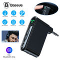Baseus Wireless Bluetooth 5.0 Car Adapter AUX Audio Music Receiver 3.5mm Jack for Phone Speaker. 