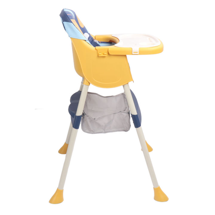 Baby Height Chair Baby Feeding High Chair Ergonomic Multifunctional Slip Resistant Double Layer Plate for Infant for Indoor